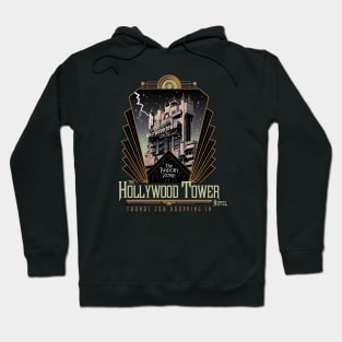 Twilight Zone Tower of Terror Hollywood Tower Hotel (Front Side) Shirt Design Hoodie